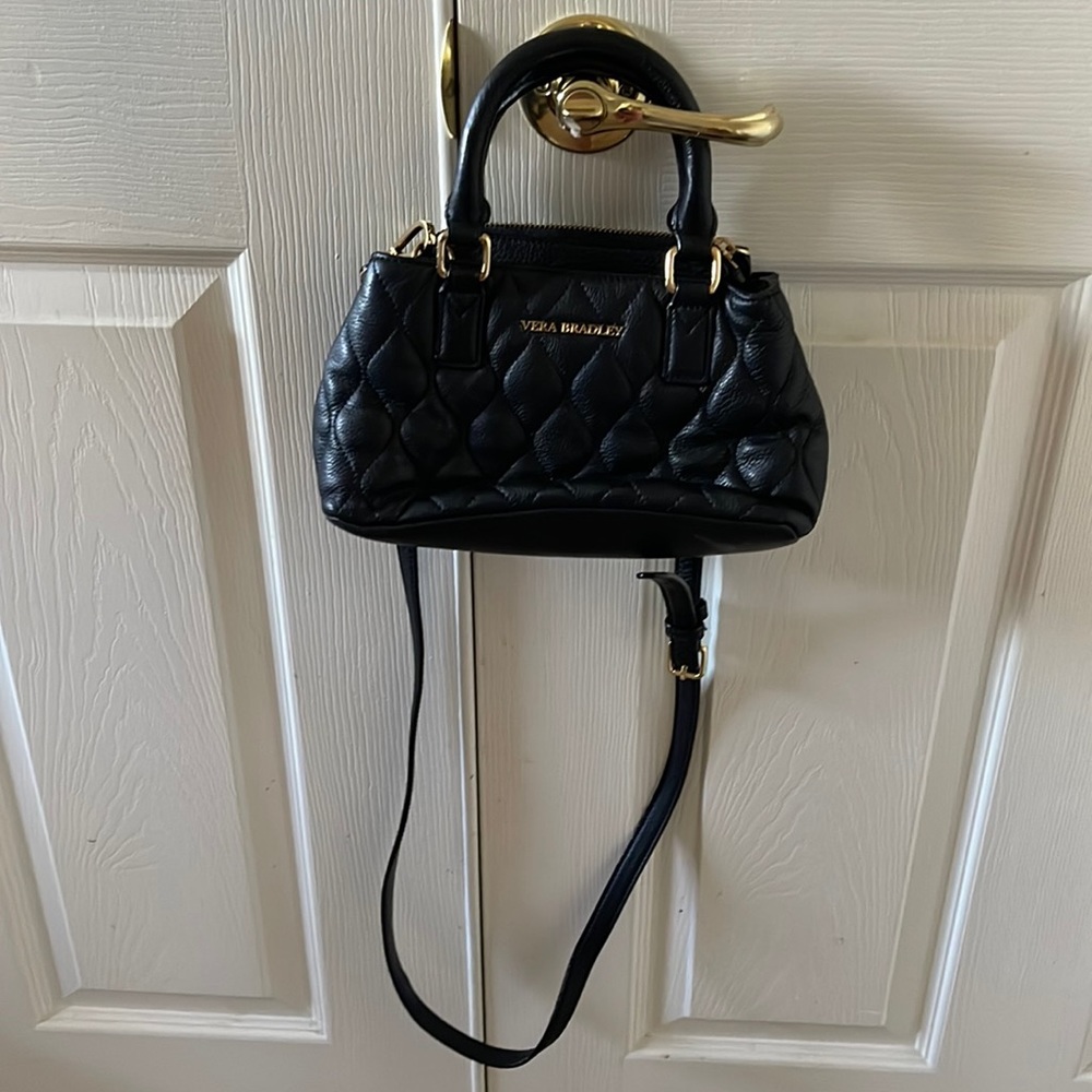 Rare Vera  Bradley quilted leather small purse.   Gently used